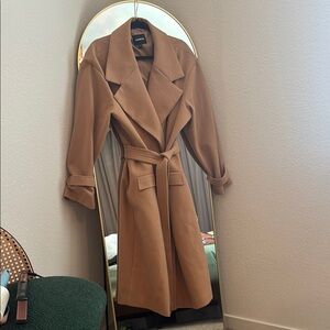 Tan Long Trench Coat